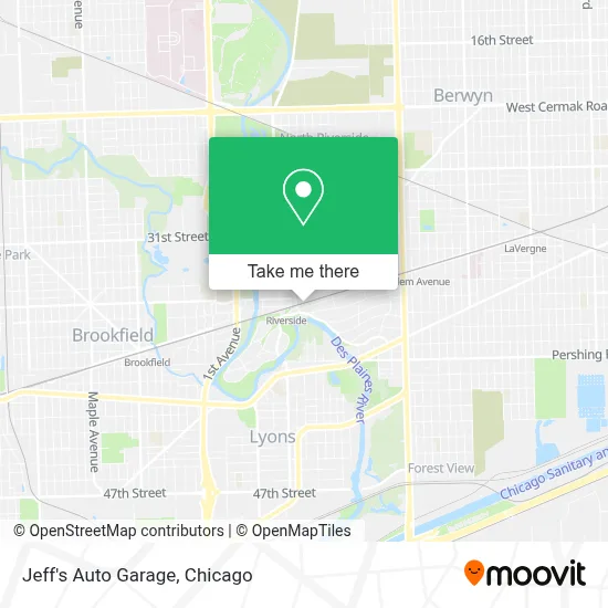 Jeff's Auto Garage map
