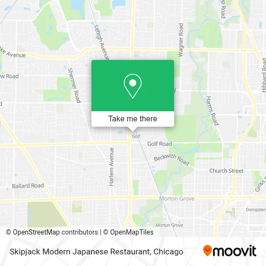 Skipjack Modern Japanese Restaurant map