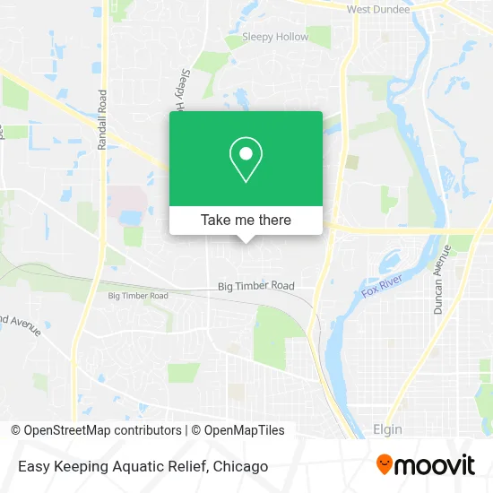 Easy Keeping Aquatic Relief map