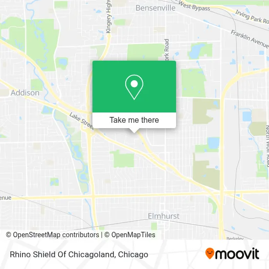 Rhino Shield Of Chicagoland map