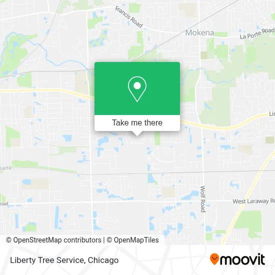 Liberty Tree Service map