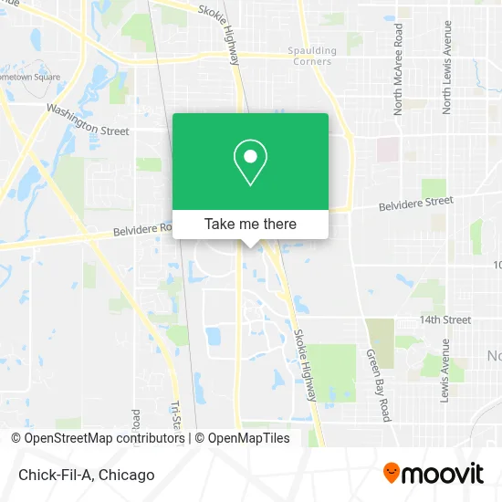 Chick-Fil-A map