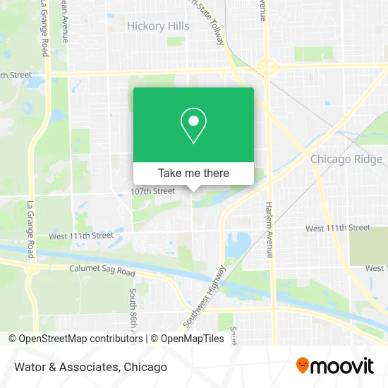 Wator & Associates map