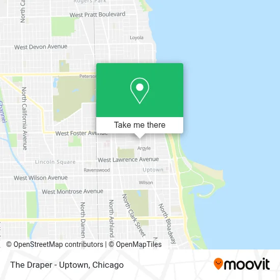 The Draper - Uptown map
