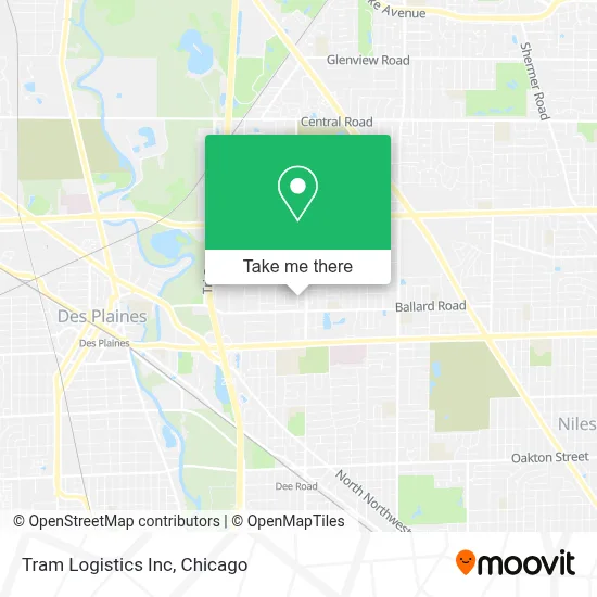 Tram Logistics Inc map