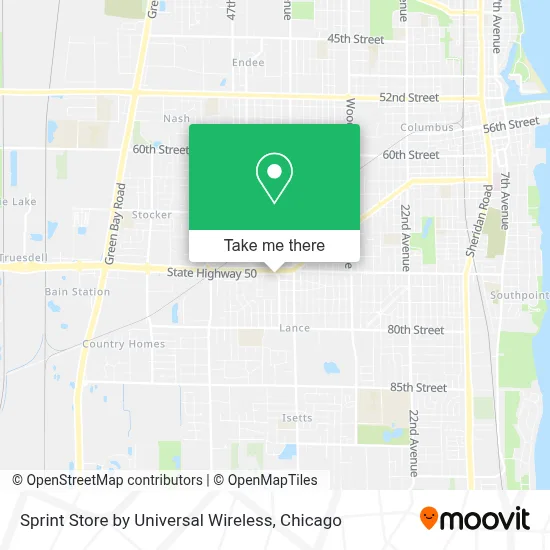 Sprint Store by Universal Wireless map