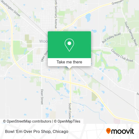 Bowl 'Em Over Pro Shop map