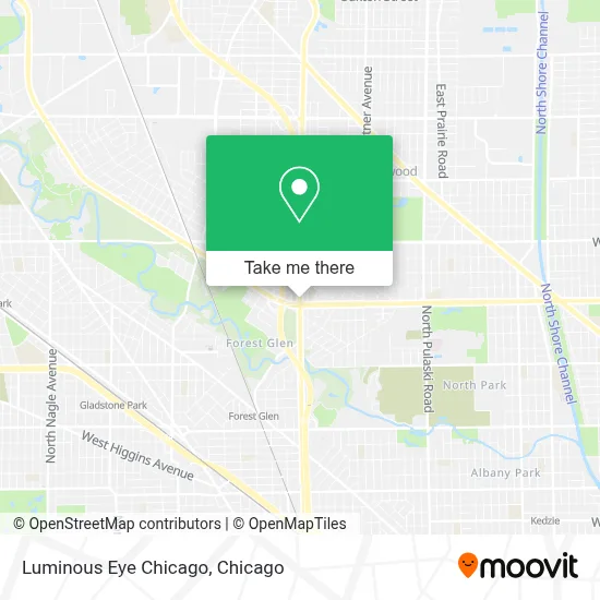 Luminous Eye Chicago map