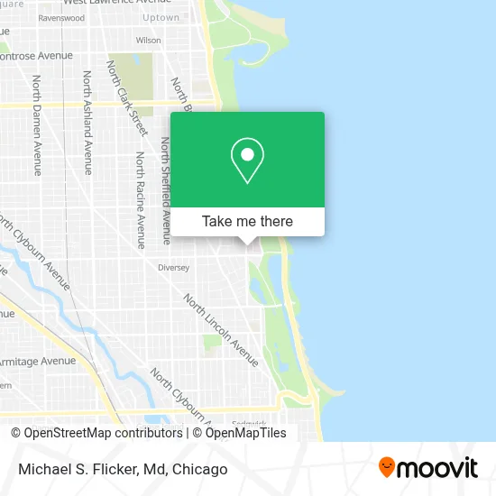 Michael S. Flicker, Md map