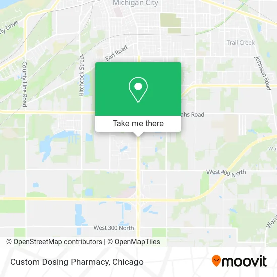 Custom Dosing Pharmacy map