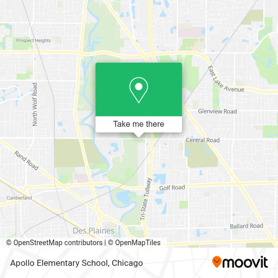 Apollo Elementary School map