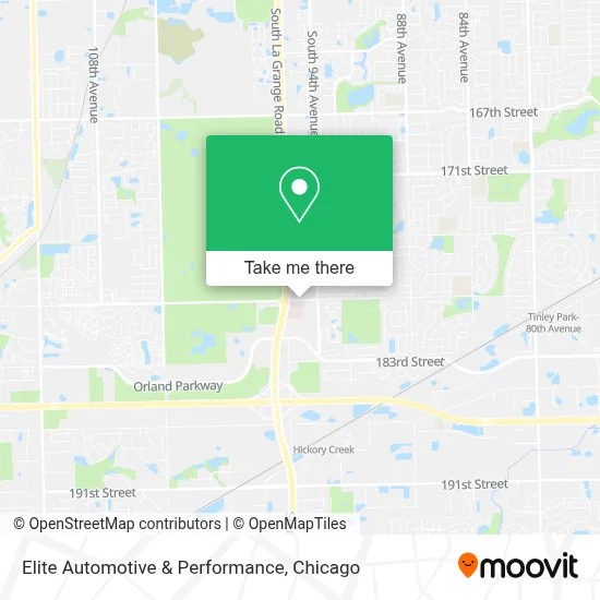 Elite Automotive & Performance map