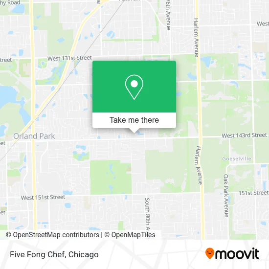 Five Fong Chef map