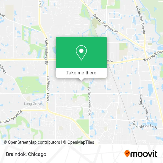 Braindok map