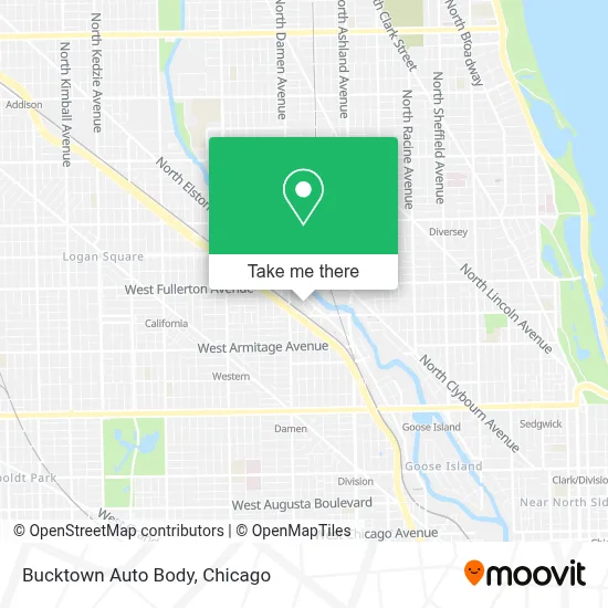 Bucktown Auto Body map