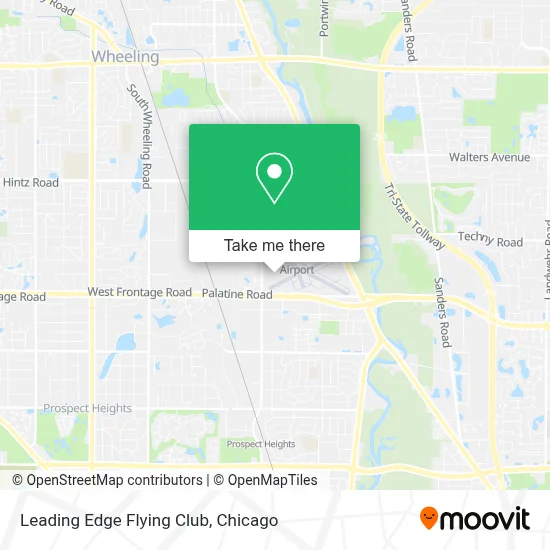 Leading Edge Flying Club map