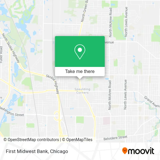 First Midwest Bank map