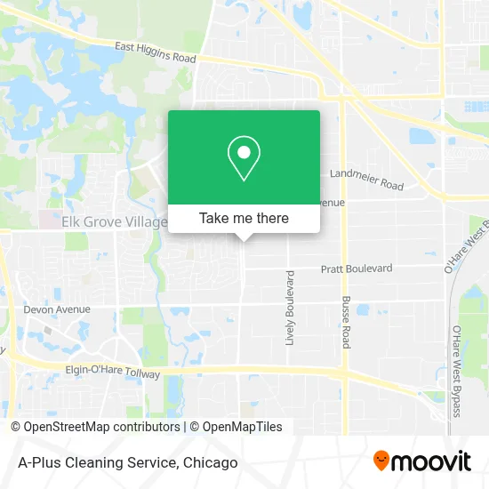 A-Plus Cleaning Service map