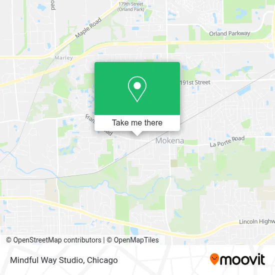 Mindful Way Studio map