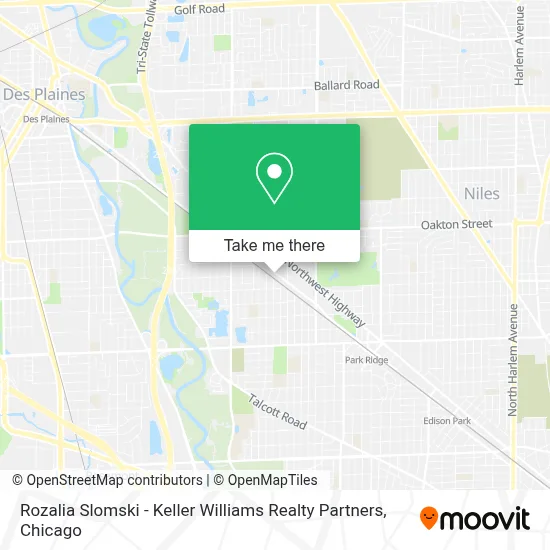 Rozalia Slomski - Keller Williams Realty Partners map