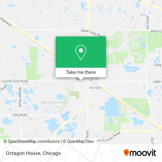 Octagon House map