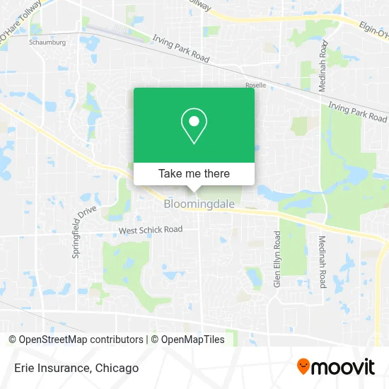Erie Insurance map