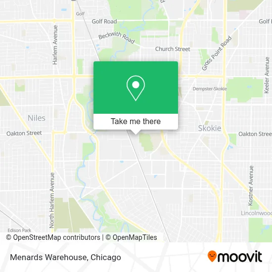 Menards Warehouse map