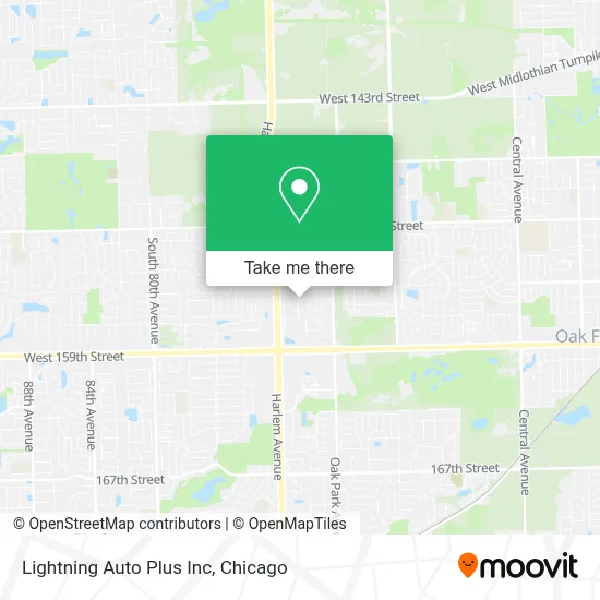 Lightning Auto Plus Inc map