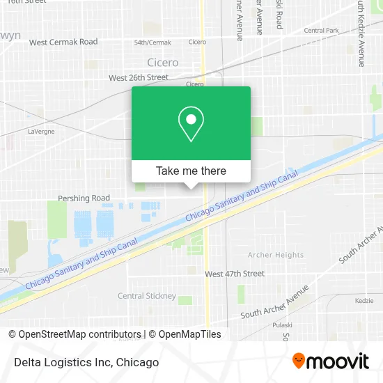 Delta Logistics Inc map