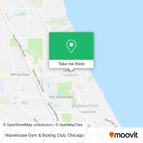 Warehouse Gym & Boxing Club map