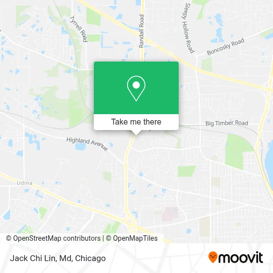 Jack Chi Lin, Md map