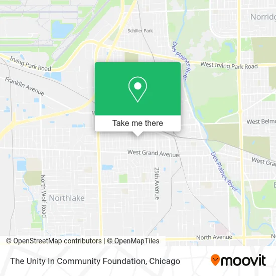 The Unity In Community Foundation map