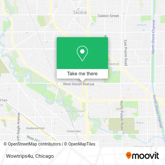 Wowtrips4u map