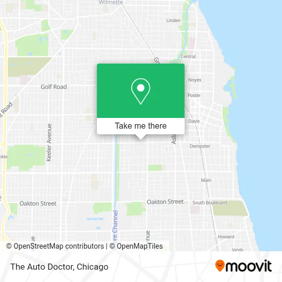 The Auto Doctor map