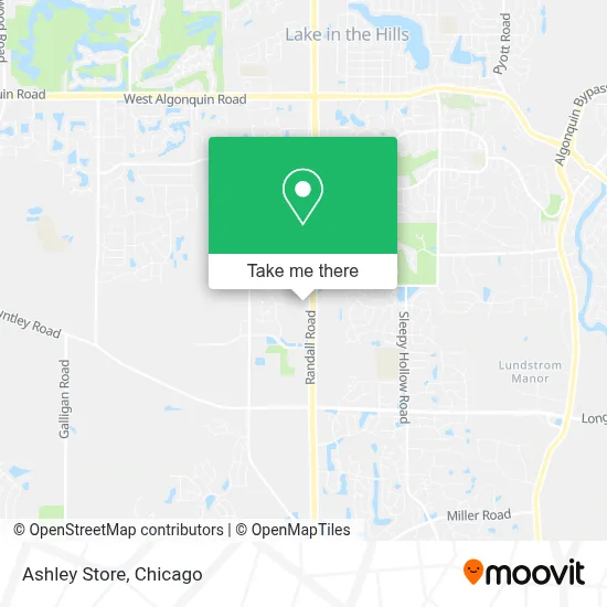 Ashley Store map