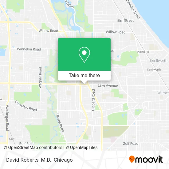 David Roberts, M.D. map