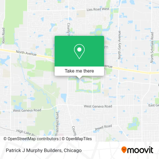 Patrick J Murphy Builders map