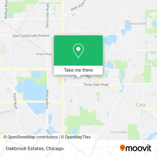 Oakbrook Estates map