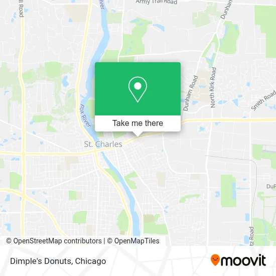 Dimple's Donuts map