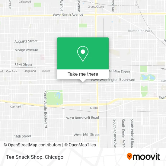 Tee Snack Shop map