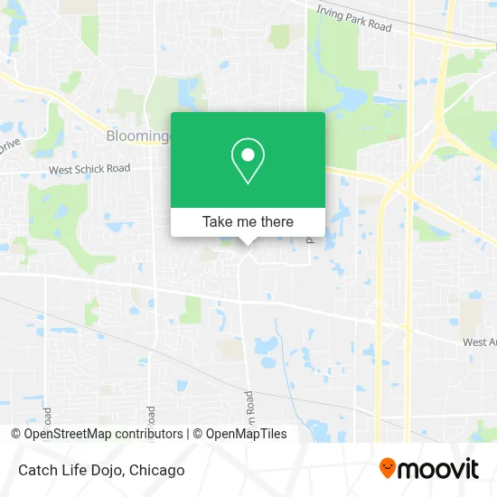 Catch Life Dojo map