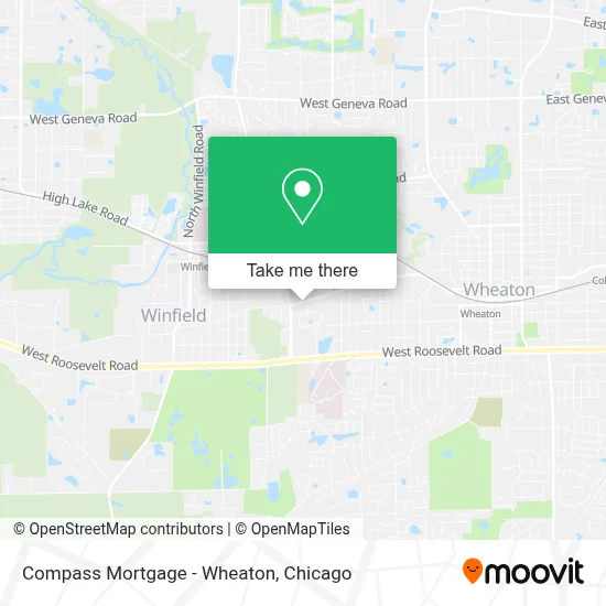 Compass Mortgage - Wheaton map