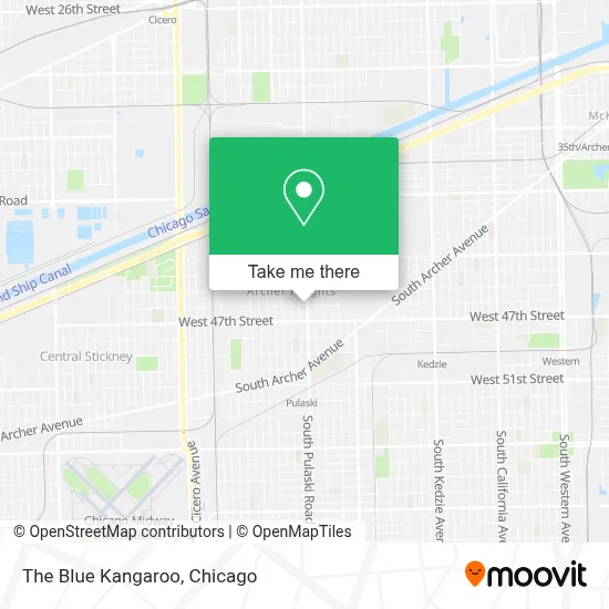 The Blue Kangaroo map