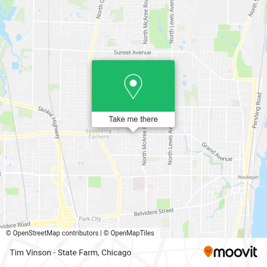 Tim Vinson - State Farm map