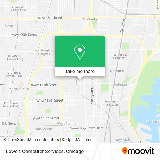 Lowe's Computer Services map