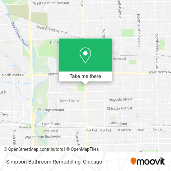 Simpson Bathroom Remodeling map