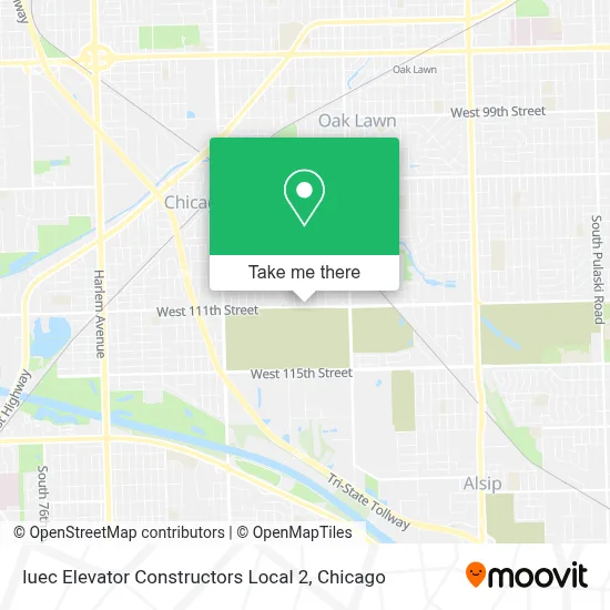 Iuec Elevator Constructors Local 2 map