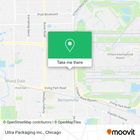Ultra Packaging Inc. map