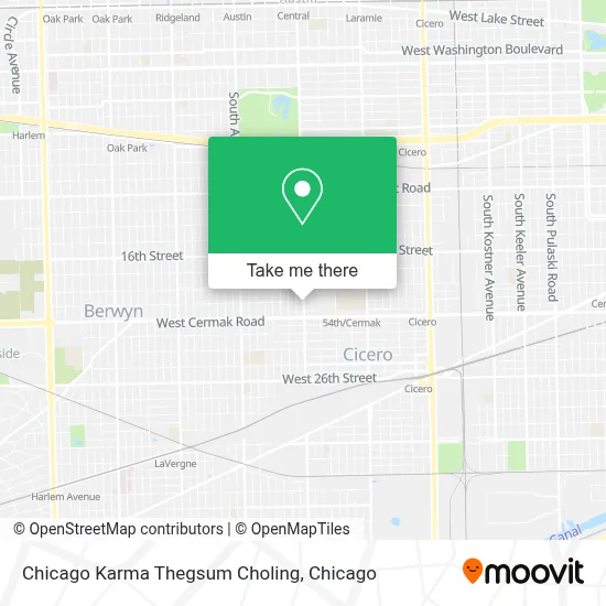 Chicago Karma Thegsum Choling map