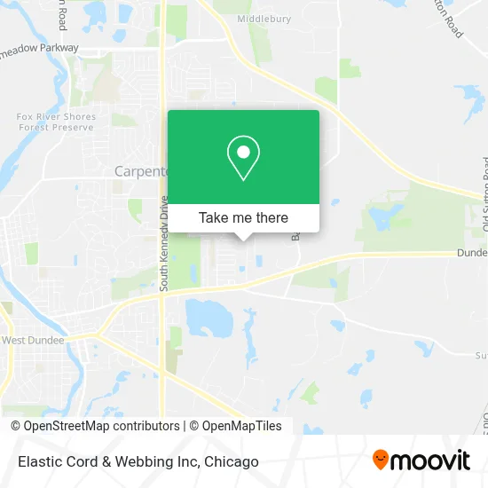 Elastic Cord & Webbing Inc map